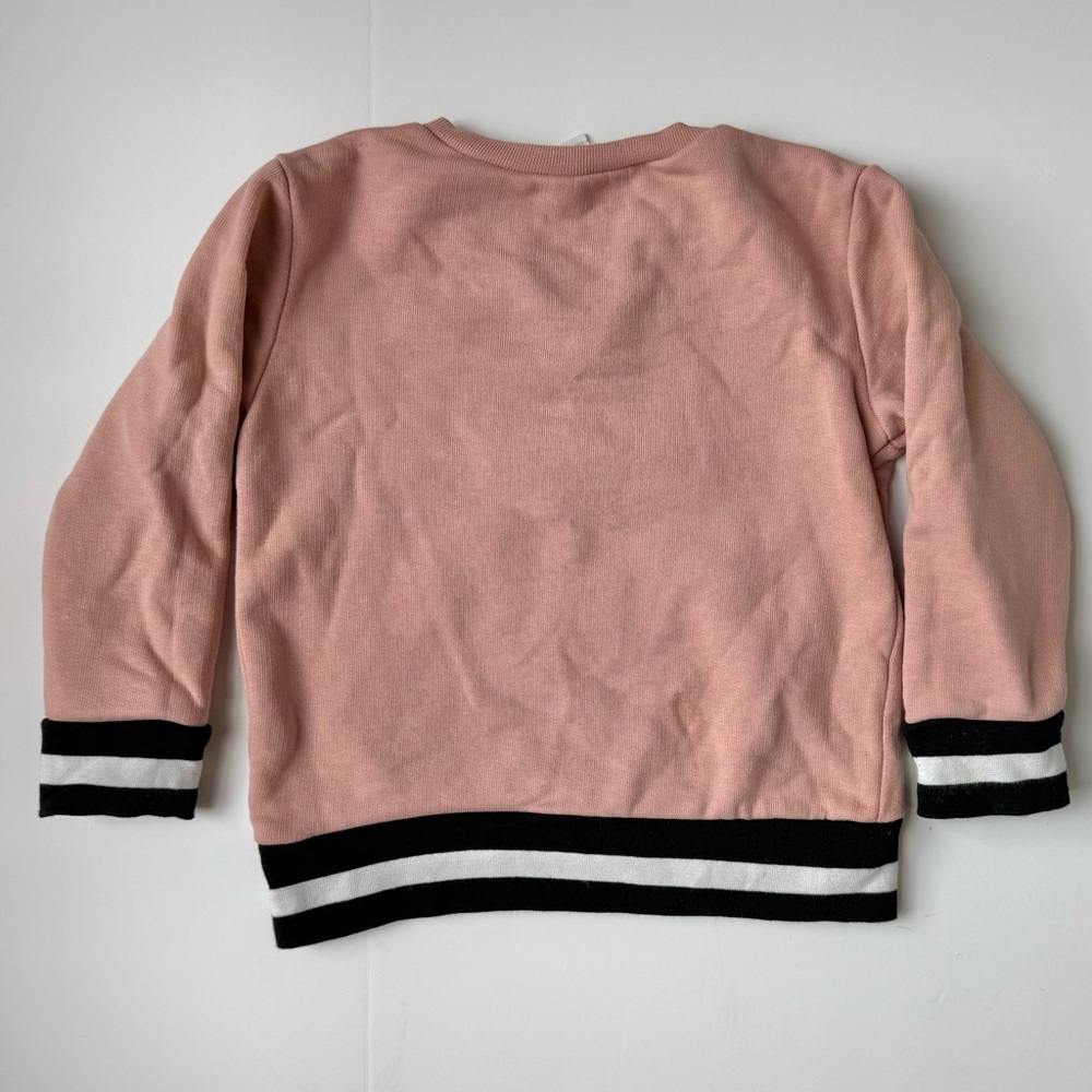 LIVLY Big Sister Blush Pink Sweater Girls Size 2 - Picture 4 of 5